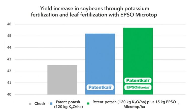 Soy yield increase